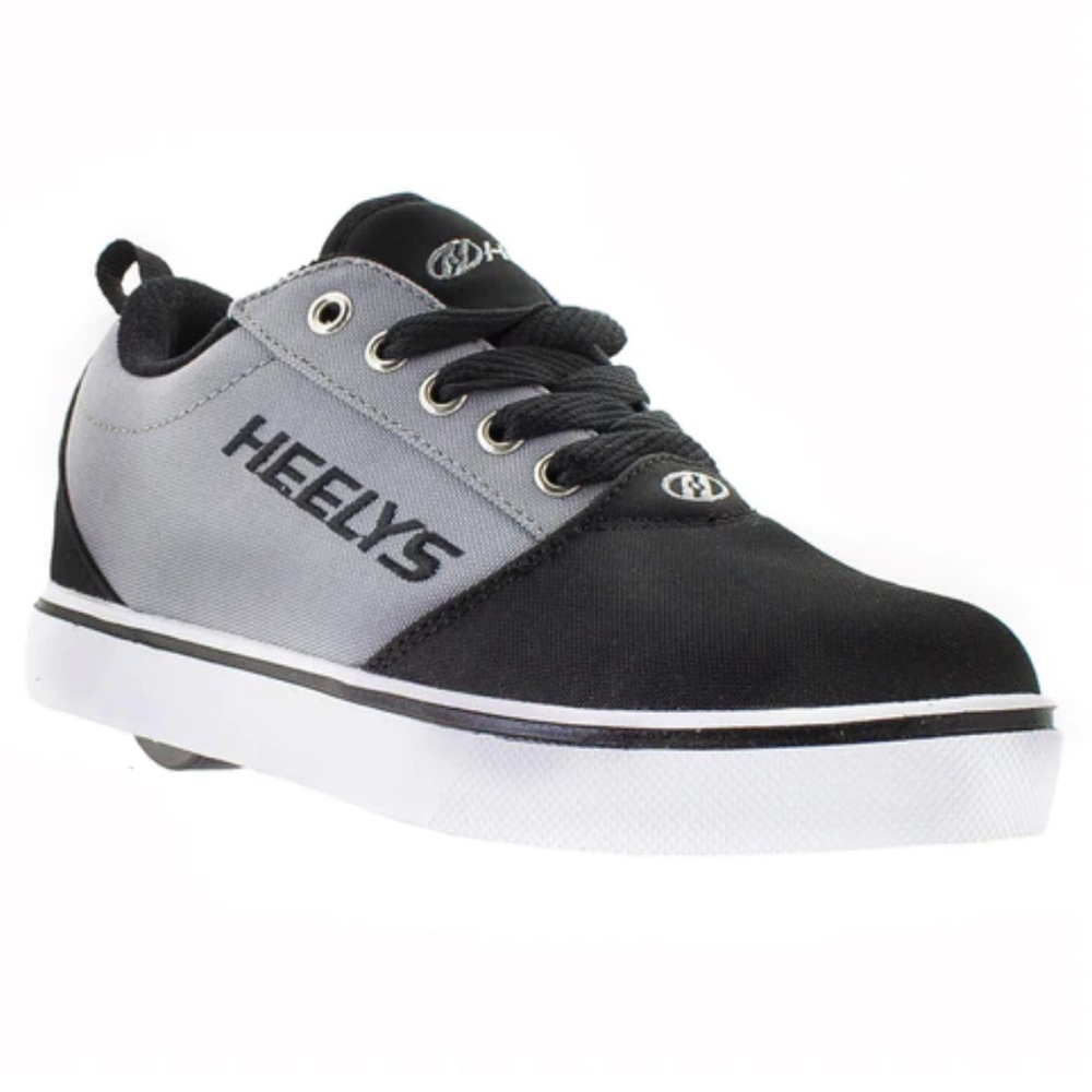 Heelys Kids Black and Gray Single-Wheel Skate Sneaker